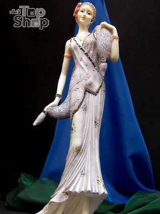 Lady in evening dress / Art Deco style. ONLY ONE OF